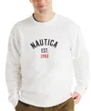 Nautica Men's Logo Crewneck Sweatshirt In Sail White
