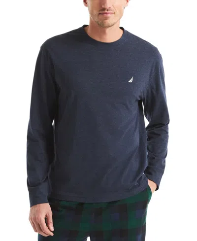 Nautica Men's Long Sleeve T-shirt In Blue