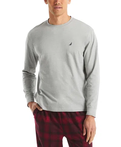 Nautica Men's Long Sleeve T-shirt In Gray