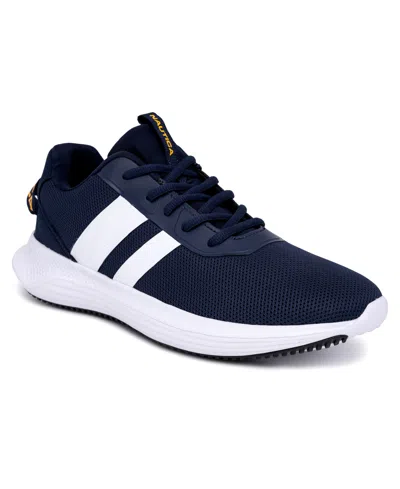 Nautica Men's Manalapin Athletic Sneakers In Navy