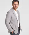 Nautica Men Modern-fit Active Stretch Structure Weave Sport Coat In Gray