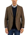 Nautica Men Modern-fit Active Stretch Structure Weave Sport Coat In Brown