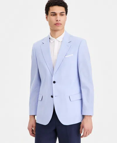 Nautica Men's Modern-fit Chambray Sport Coat In Blue