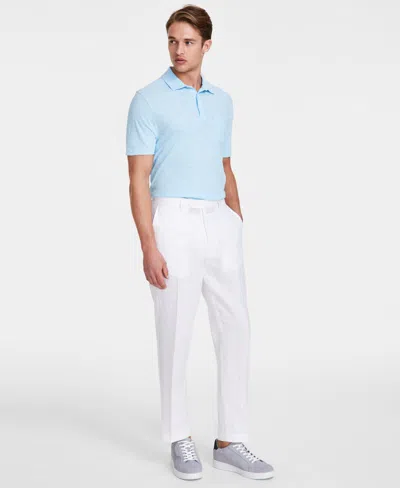 Nautica Men's Modern-fit Linen Dress Pants In White