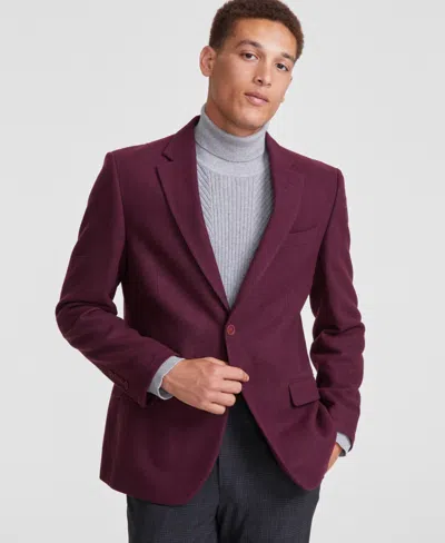 Nautica Men's Modern-fit Solid Tweed Sport Coat In Tan Solid