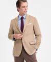 Nautica Men's Modern-fit Solid Stretch Corduroy Elbow Patch Sport Coat In Neutral