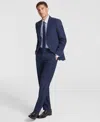 Nautica Men's Modern-fit Stretch Suit In Blue Check