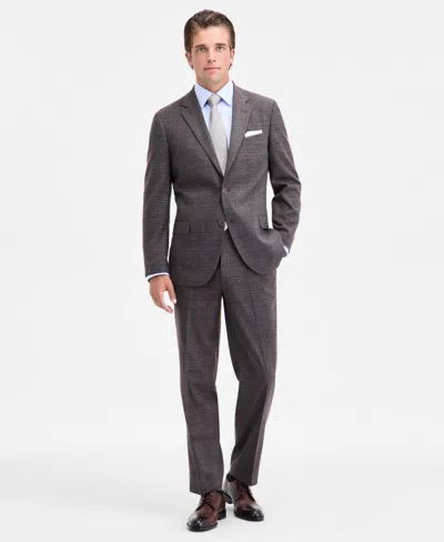Nautica Men's Modern-fit Stretch Suit In Brown