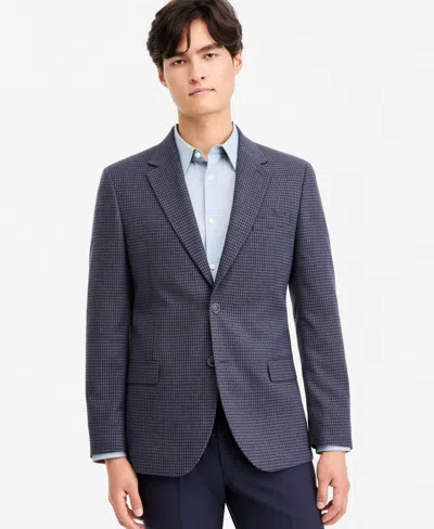 Nautica Men's Modern-fit Stretch Pattern Sport Coat In Gray