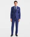 Nautica Men's Modern-fit Stripe Nested Suit In Blue