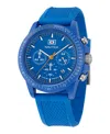 Nautica Men's Multifunction Or Date Blue Polyurethane Watch, 43mm In Blue