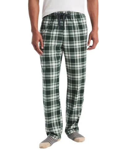 Nautica Men's Open Bottom Plaid Fleece Relaxed-fit Pajama Pants In Multi