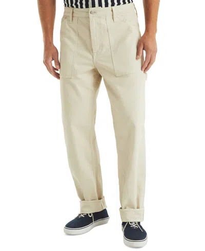 Nautica Men's Original Relaxed Utility Pant In Cement