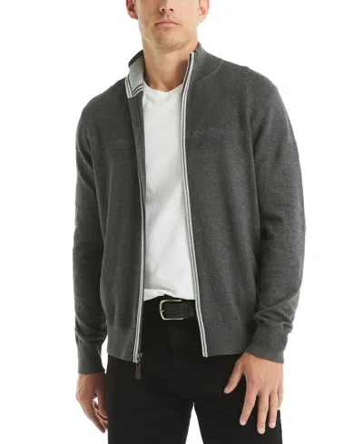 Nautica Men's Performance Mock Neck Sweater In Gray