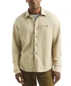 Nautica Men's Pique Double Knit Long Sleeves Shirt In Neutral