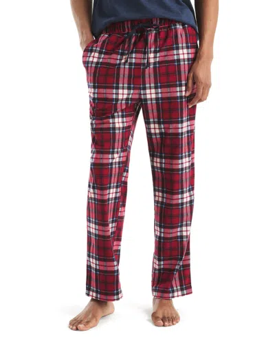 Nautica Men's Plaid Classic Pajama Pants In Red