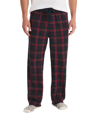 Nautica Men's Plaid Fleece Relaxed-fit Pajama Pants In Multi