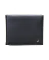 Nautica Men's Pop J Class Bifold Wallet In Black