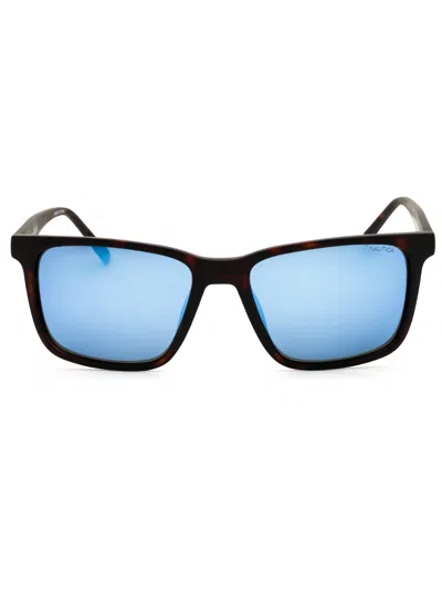 Nautica Men's Rectangular Sunglasses In Blue
