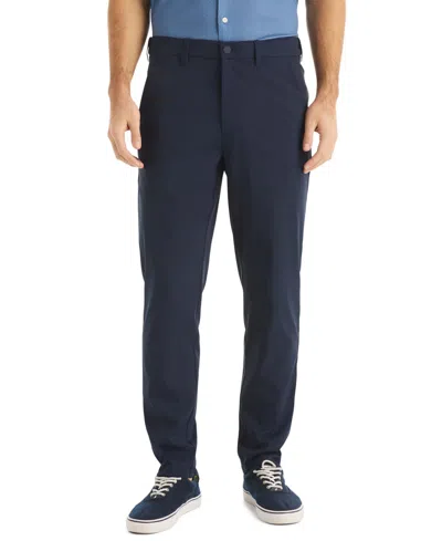Nautica Men's Regular-fit Performance Pants In Blue