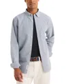 Nautica Mens Oxford Shirt In Gray