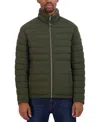 Nautica Men's Reversible Quilted Puffer Jacket In Black