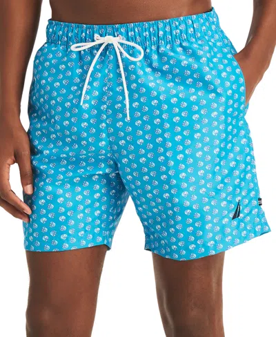 Nautica Men's Seashell Swim Trunks In Hawaiianoc