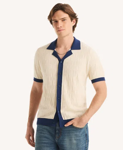 Nautica Men's Short-sleeve Polo Sweater In Multi