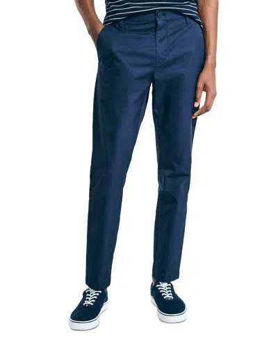 Nautica Men's Slim-fit Navtech Water-resistant Pants In Navy Seas