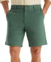Nautica Deck Stretch Shorts In Artic Fern
