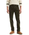 Nautica Mens Stretch Corduroy Pant In Green