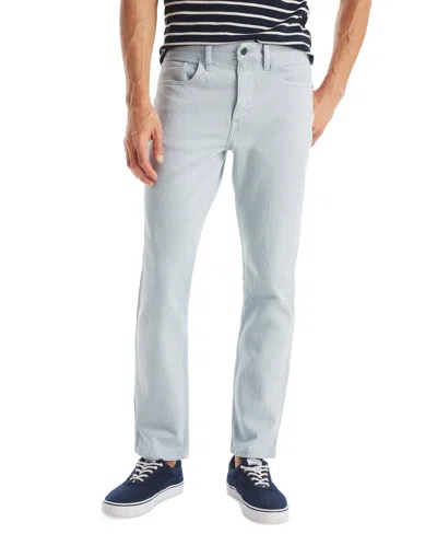 Nautica Men's Straight-fit Denim Pants In Iceberg
