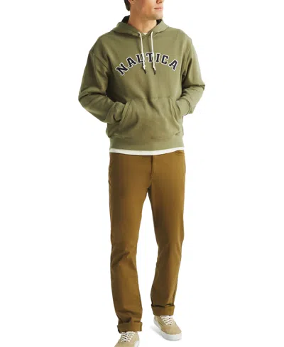 Nautica Men's Straight-fit Stretch Pants In Green