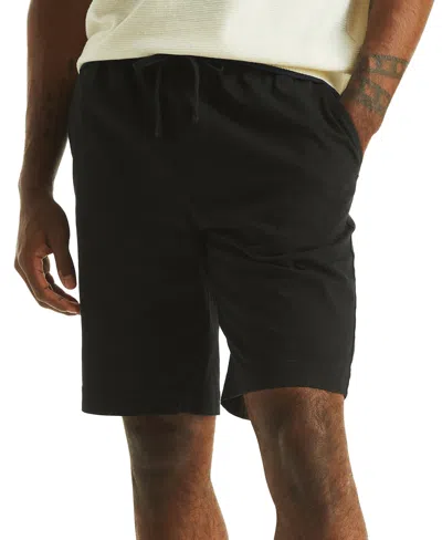 Nautica Men's Stretch Drawstring 9-1/2" Shorts In True Black
