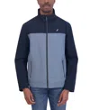 Nautica Men's Stretch Performance Windbreaker And Rain Jacket In China Blue,navy
