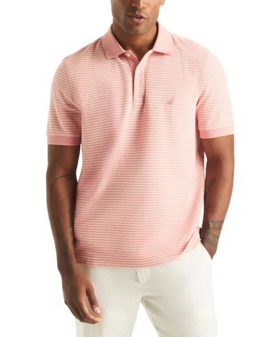 Nautica Men's Striped Classic-fit Deck Polo Shirt