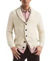 Nautica Men's Textured Long Sleeve Cardigan Sweater In Neutral