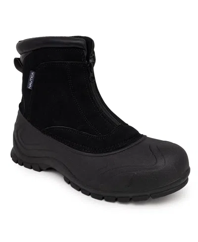 Nautica Men's Tide Water Winter Boots In Black 1