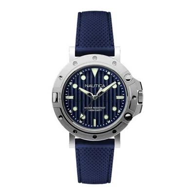 Nautica Men's Watch  Nad12547g ( 44 Mm) Gbby2 In Blue