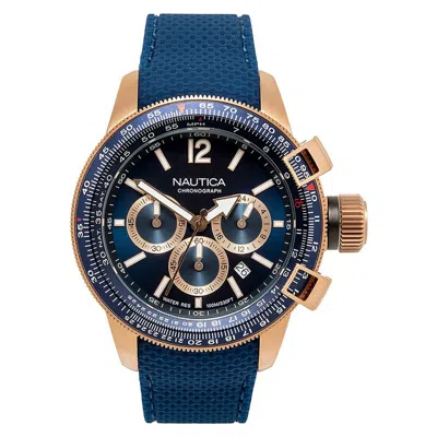 Nautica Men's Watch  Napbfcf01 ( 46 Mm) Gbby2 In Blue