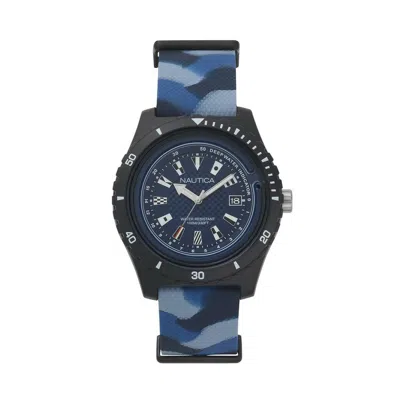 Nautica Men's Watch  Napsrf004 ( 46 Mm) Gbby2 In Blue