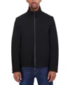 Nautica Water Resistant Softshell Jacket In Black