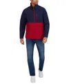 Nautica Men's Zip-front Lightweight Packable Track Jacket In Navy Seas