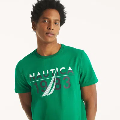 Nautica Mens 1983 Graphic T-shirt In Multi