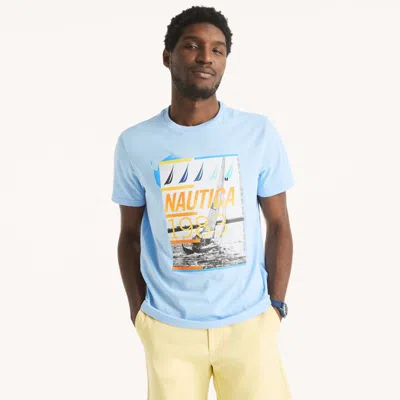 Nautica Mens 1983 Graphic T-shirt In Multi