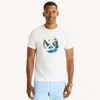 Nautica Mens 1983 Graphic T-shirt In White