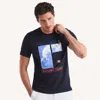 Nautica Mens 1983 Sailing Club Graphic T-shirt In Multi