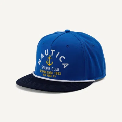 Nautica Mens 5-panel Golfer Cap In Blue