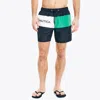 Nautica Mens 6" Heritage Flag Quick-dry Swim In Blue