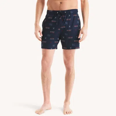 Nautica Mens 6" Quick-dry Swim In Multi